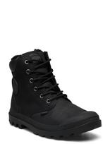 Palladium - Pampa Sport Cuff Wps - Suvarstomi batai - Juoda