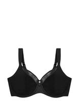 Triumph - True Shape Sensation W01 - Pilnai dengianti liemenėlė - Juoda