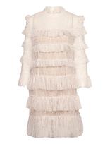 Malina - Carmine Frill Lace Mini Dress - Trumpa suknelė - Balta