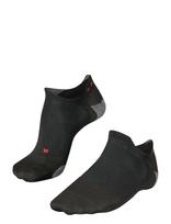 Falke Sport - Ru5 Invisible Running Extra-Light-Cushioned - Futbolo kojinės iki kulkšnių - Juoda