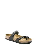 Birkenstock - Mayari Leoi - Plokščiapadės basutės - Juoda