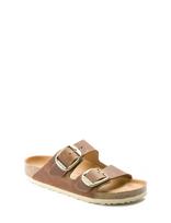 Birkenstock - Arizona Big Buckle Leoi Cognac Hex - Plokščiapadės basutės - Ruda