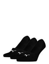 PUMA - Puma Unisex Footie 3P - Kojinės iki kulkšnių - Juoda