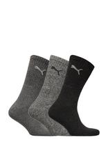 PUMA - Puma Unisex Crew Sock 3P - Įprastos kojinės - Pilka