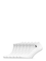 Polo Ralph Lauren - Low-Profile Sport Sock 6-Pack - Futbolo kojinės iki kulkšnių - Balta