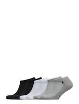 Polo Ralph Lauren - Low-Profile Sport Sock 6-Pack - Futbolo kojinės iki kulkšnių - Pilka