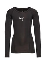 PUMA - Liga Baselayer Tee Ls Jr - Apatinė palaidinė - Juoda