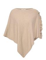 Cream - Odettecr Poncho - Pončas - Smėlio