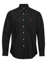 Polo Ralph Lauren - Custom Fit Garment-Dyed Oxford Shirt - Laisvalaiko marškiniai - Juoda