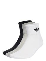 Adidas Originals - 1/4 Socks 3P - Futbolo kojinės iki kulkšnių - Marga / raštuota