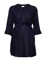 Mamalicious - Mlmercy Lia 3/4 Woven Tunic 2F  A. - Tunika - Mėlyna