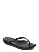 FitFlop - Iqushion Ergonomic Sparkle Flip-Flops - Šlepetės - Juoda