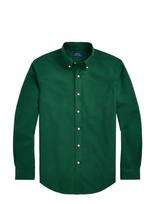 Polo Ralph Lauren - Custom Fit Garment-Dyed Oxford Shirt - Laisvalaiko marškiniai - Žalia