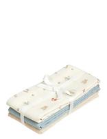 Cam Cam Copenhagen - Muslin Cloth, 3-Pack - Gots Mix - Carousel - Muslino audiniai - Marga / raštuota