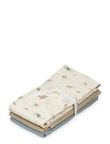 Cam Cam Copenhagen - Muslin Cloth, 3-Pack - Gots Mix - Carousel - Muslino audiniai - Marga / raštuota