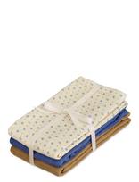 Cam Cam Copenhagen - Muslin Cloth, 3-Pack - Gots Mix - Carousel - Muslino audiniai - Kreminė spalva