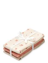 Cam Cam Copenhagen - Muslin Cloth, 3-Pack - Gots Mix - Carousel - Muslino audiniai - Kreminė spalva