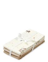 Cam Cam Copenhagen - Muslin Cloth, 3-Pack - Gots Mix - Carousel - Muslino audiniai - Kreminė spalva