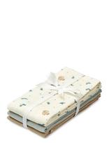 Cam Cam Copenhagen - Muslin Cloth, 3-Pack - Gots Mix - Carousel - Muslino audiniai - Kreminė spalva