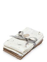 Cam Cam Copenhagen - Wash Cloth, 4 Pack - Gots - Rowan - Muslino audiniai - Marga / raštuota