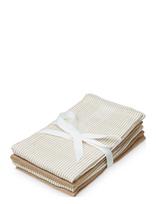 Cam Cam Copenhagen - Wash Cloth, 4 Pack - Gots - Rowan - Muslino audiniai - Marga / raštuota
