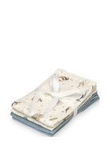 Cam Cam Copenhagen - Wash Cloth, 4 Pack - Gots - Rowan - Muslino audiniai - Marga / raštuota