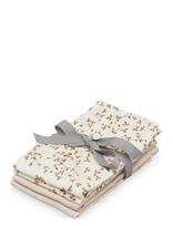 Cam Cam Copenhagen - Wash Cloth, 4 Pack - Gots - Rowan - Muslino audiniai - Marga / raštuota