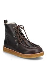 ANGULUS - Boots - Flat - With Laces - Žieminiai batai - Ruda