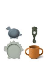 Liewood - Vivi Silicone Set - Vakarienės rinkiniai - Mėlyna