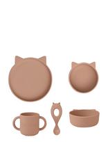 Liewood - Vivi Silicone Set - Vakarienės rinkiniai - Rožinė