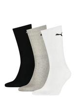 PUMA - Puma Unisex Light Crew Sock 3P - Įprastos kojinės - Marga / raštuota