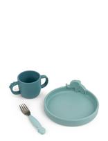 Done By Deer - Peekaboo Dinner Set Deer Friends - Vakarienės rinkiniai - Mėlyna