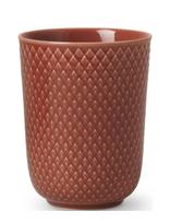 Lyngby Porcelæn - Rhombe Color Krus 33 Cl - Kavos puodelis - Raudona