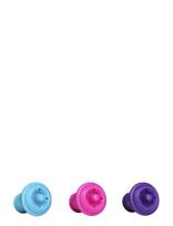Vacuvin - Wine Stoppers 3-Pack - Butelių atidarytuvai ir vyno kamščiai - Marga / raštuota