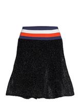 Tommy Hilfiger - Lurex Flare Skirt - Trumpas - Juoda