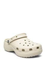 Crocs - Classic Platform Clog W - Klumpės - Smėlio