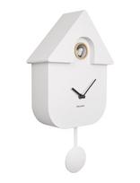 KARLSSON - Wall Clock Modern Cuckoo Abs Cobalt Blue - Sieninis laikrodis - Balta