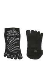 Gaiam - Gaiam Grey Grippy Yoga Socks - Jogos kojinės - Juoda