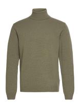 Casual Friday - Cfkarl Roll Neck Bounty Knit - Golfo kelnės - Chaki spalva