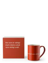 Design House Stockholm - Astrid  Lindgren Mug - Kavos puodelis - Raudona