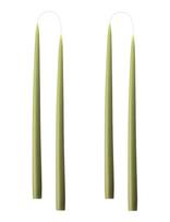 Kunstindustrien - Hand Dipped Candles, 4 Pack - Žvakė - Žalia