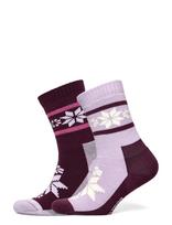 Kari Traa - Rusa Sock 2Pk - Įprastos kojinės - Rožinė
