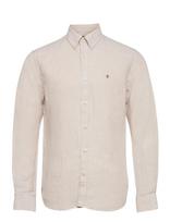 Morris - Douglas Linen Shirt-Classic Fit - Laisvalaiko marškiniai - Smėlio