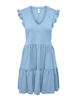 ONLY - Onlmay Cap Sleev Fril Dress Jrs Noos - Trumpa suknelė - Mėlyna
