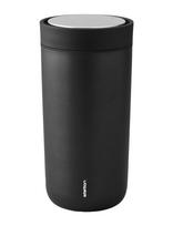 Stelton - To Go Click Termokop 0.4 L. Black Metallic - Termosinis puodelis - Juoda