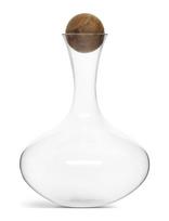 Sagaform - Nature  Wine Carafe With Oak Stopper - Vyno grafinai ir dekanteriai - Nude