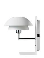 Dyberg Larsen - Parma Væg Lampe M/Usb - Sieninis šviestuvas - Balta