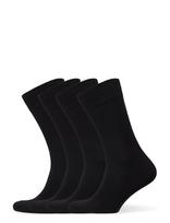 Amanda Christensen - Bamboo Crew Sock 4-Pack - Įprastos kojinės - Juoda