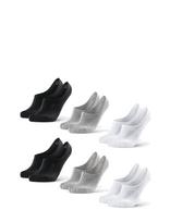 Danish Endurance - Cotton No-Show Socks 6-Pack - Futbolo kojinės iki kulkšnių - Marga / raštuota