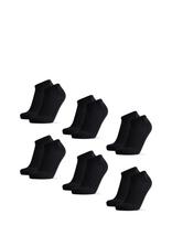 Danish Endurance - Bamboo Low-Cut Socks 6-Pack - Futbolo kojinės iki kulkšnių - Juoda